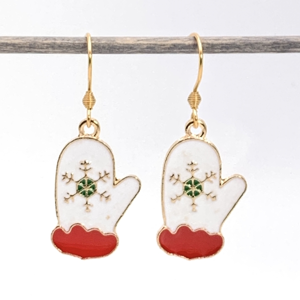 Christmas Winter Gloves Earrings